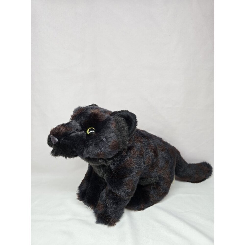 WWF World Wildlife Fund Black jaguar Realistic Looking Plush Toy- Big Cat
